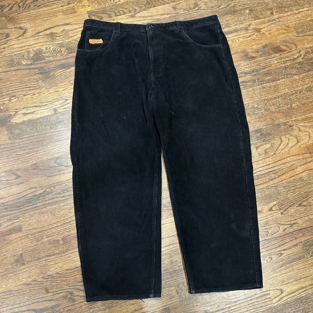YRU Classic Black Corduroy Pants